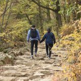 wandelen voor of na het eten
