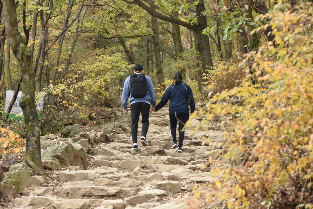 wandelen voor of na het eten